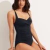 Seafolly Collective Twist Halter One Piece 1 Seafolly Collective Twist Halter One Piece -Bikini Sales Store 10373 942 True 20Navy 1