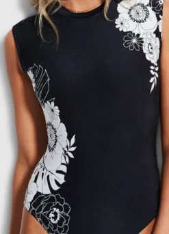 Summer Of Love Cap Sleeve One Piece - Black 11 Summer Of Love Cap Sleeve One Piece - Black -Bikini Sales Store 10710 928 Black 5