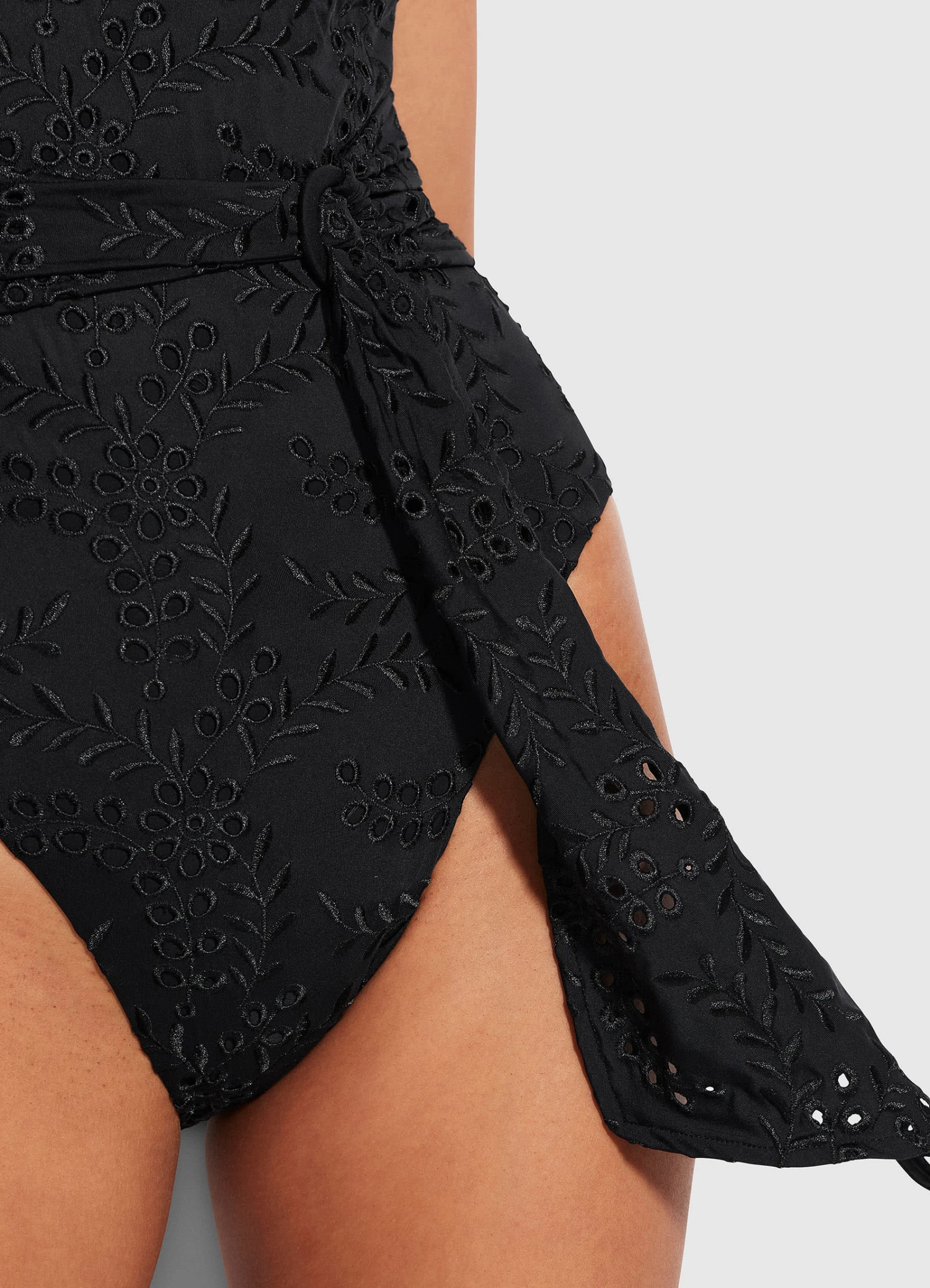 Costa Bella One Piece With Belt - Black 7 Costa Bella One Piece With Belt - Black - Image 5