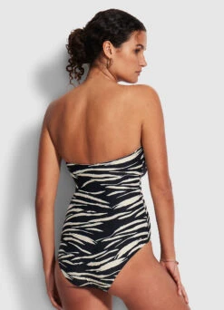 Skin Deep DD Bandeau One Piece - Black -Bikini Sales Store 11011DD940 Black 5