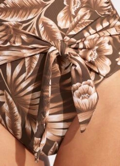 Island In The Sun DD Bandeau One Piece - Tiramisu -Bikini Sales Store 11018DD946 Tiramisu 5