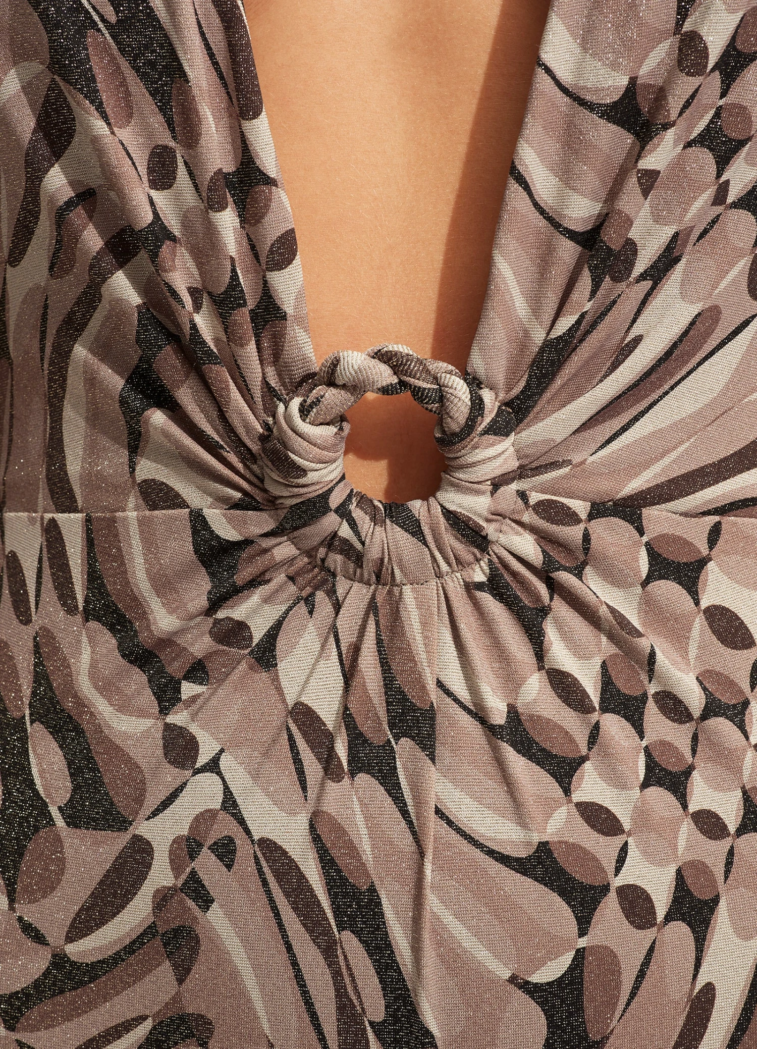 Poolside Plunge One Piece - Sepia 8 Poolside Plunge One Piece - Sepia - Image 6