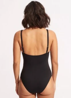 Sun Stripe One Piece - Black 12 Sun Stripe One Piece - Black -Bikini Sales Store 11051 947 Black 5