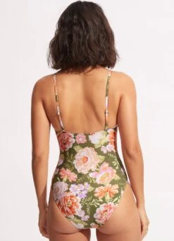 Paradise Garden Underwire One Piece - Avocado -Bikini Sales Store 11052 960 Avocado 6