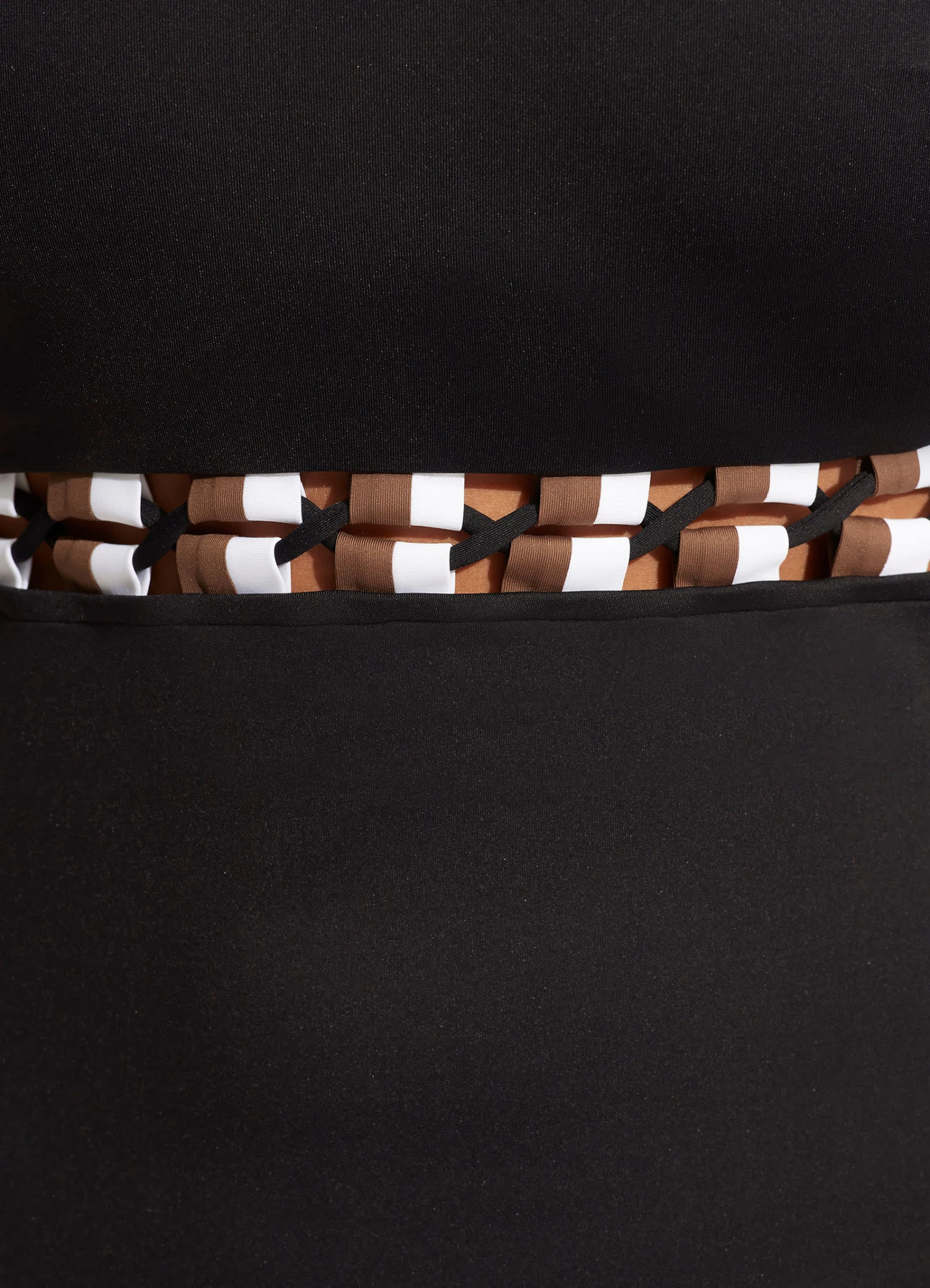 Sun Stripe DD Bandeau One Piece - Black 7 Sun Stripe DD Bandeau One Piece - Black - Image 5