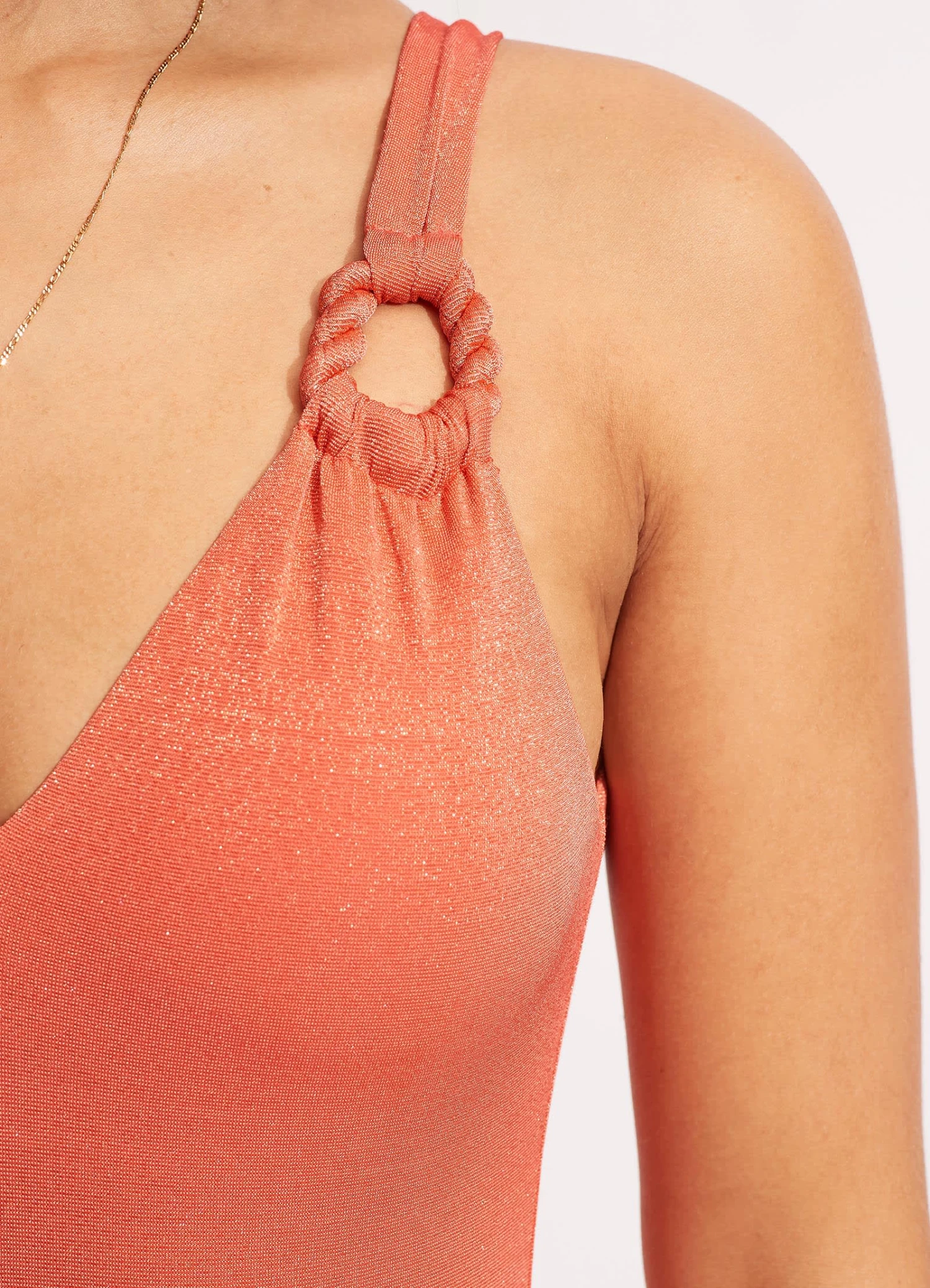 Poolside V Neck One Piece - Pink Chintz 7 Poolside V Neck One Piece - Pink Chintz - Image 5