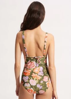 Paradise Garden Tab Front One Piece - Avocado 15 Paradise Garden Tab Front One Piece - Avocado -Bikini Sales Store 11063 960 Avocado 6