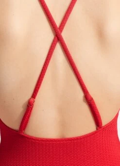 Sea Dive Scoop Neck One Piece -Bikini Sales Store 11065 861 Chilli 20Red 5