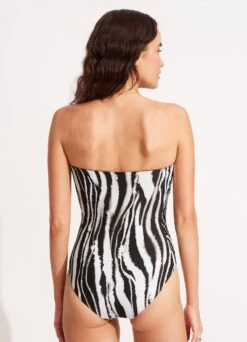 Zahara DD Bandeau One Piece - Black -Bikini Sales Store 11069DD953 Black 4