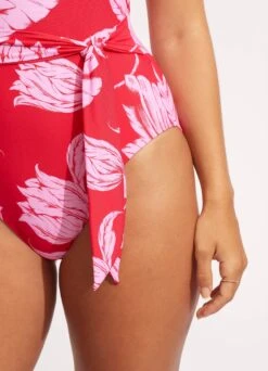 Fleur De Bloom V Neck One Piece - Chilli Red -Bikini Sales Store 11075 983 Chilli 20Red 8