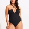 Sea Dive Bandeau One Piece -Bikini Sales Store 11100 861 Black 2