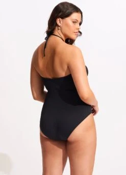 Sea Dive Bandeau One Piece -Bikini Sales Store 11100 861 Black 7