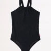 Girls Essential Crossback One Piece - Black -Bikini Sales Store 15771 Black 1