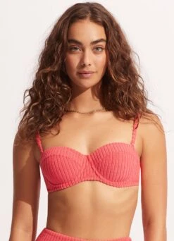 Havana Bustier Bra - Sun Kissed Coral -Bikini Sales Store 30059 815 SunKisdCrl 3