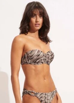 Poolside Bustier Bandeau - Sepia -Bikini Sales Store 30574 954 Sepia 3