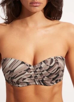 Poolside Bustier Bandeau - Sepia -Bikini Sales Store 30574 954 Sepia 5