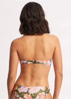 Paradise Garden Bustier Bandeau - Avocado -Bikini Sales Store 30574 960 Avocado 4