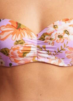 Paradise Garden Bustier Bandeau - Lilac -Bikini Sales Store 30574 960 Lilac 5