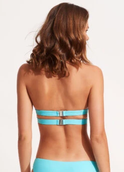 Seafolly Collective Halter Bra - Aquamarine -Bikini Sales Store 30645 942 Aquamarine 4