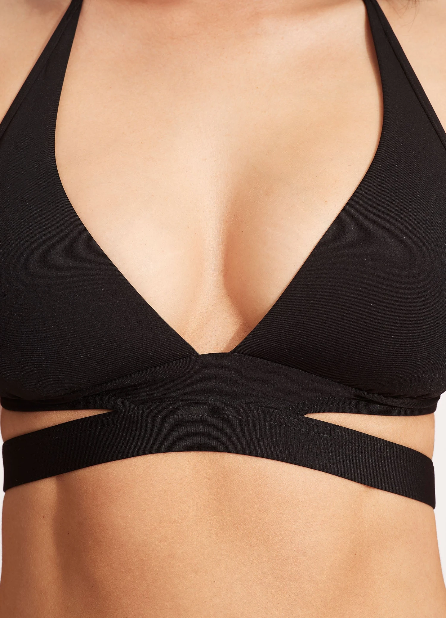 Seafolly Collective Halter Bra - Black 10 Seafolly Collective Halter Bra - Black - Image 8