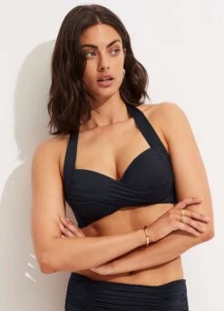 Seafolly Collective Twist Soft Cup Halter