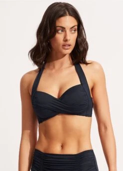 Seafolly Collective Twist Soft Cup Halter 9 Seafolly Collective Twist Soft Cup Halter -Bikini Sales Store 30806 942 True 20Navy 3