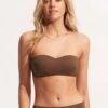 Seafolly Collective Bustier Bandeau - Tiramisu -Bikini Sales Store 30877 942 Tiramisu 1