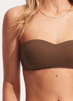 Seafolly Collective Bustier Bandeau - Tiramisu -Bikini Sales Store 30877 942 Tiramisu 4