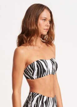 Zahara Bustier Bandeau - Black 9 Zahara Bustier Bandeau - Black -Bikini Sales Store 30877 953 Black 3