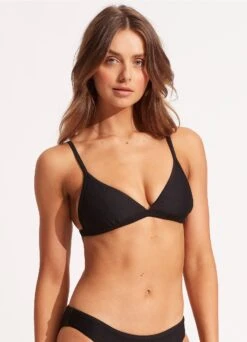 Essentials Fix Tri Bra- Black -Bikini Sales Store 30969 640 Black 4