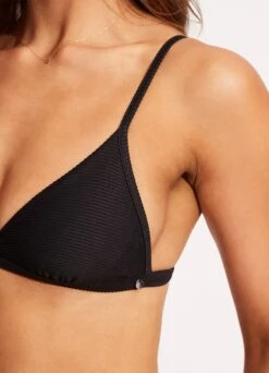 Essentials Fix Tri Bra- Black -Bikini Sales Store 30969 640 Black 6