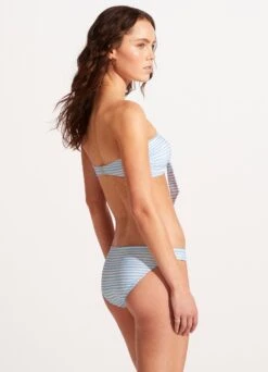 Summer Crush Twist Tie Front Bandeau - Powder Blue 10 Summer Crush Twist Tie Front Bandeau - Powder Blue -Bikini Sales Store 31187 035 PowderBlue 6