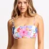 Under The Sea DD Tank Bikini Top - White -Bikini Sales Store 31206DD061 White 3
