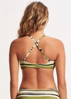Sun Stripe DD Tank Bra - Avocado -Bikini Sales Store 31206DD947 Avocado 4