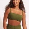 Willow Tank Bra- Avocado -Bikini Sales Store 31207 924 Avocado 1