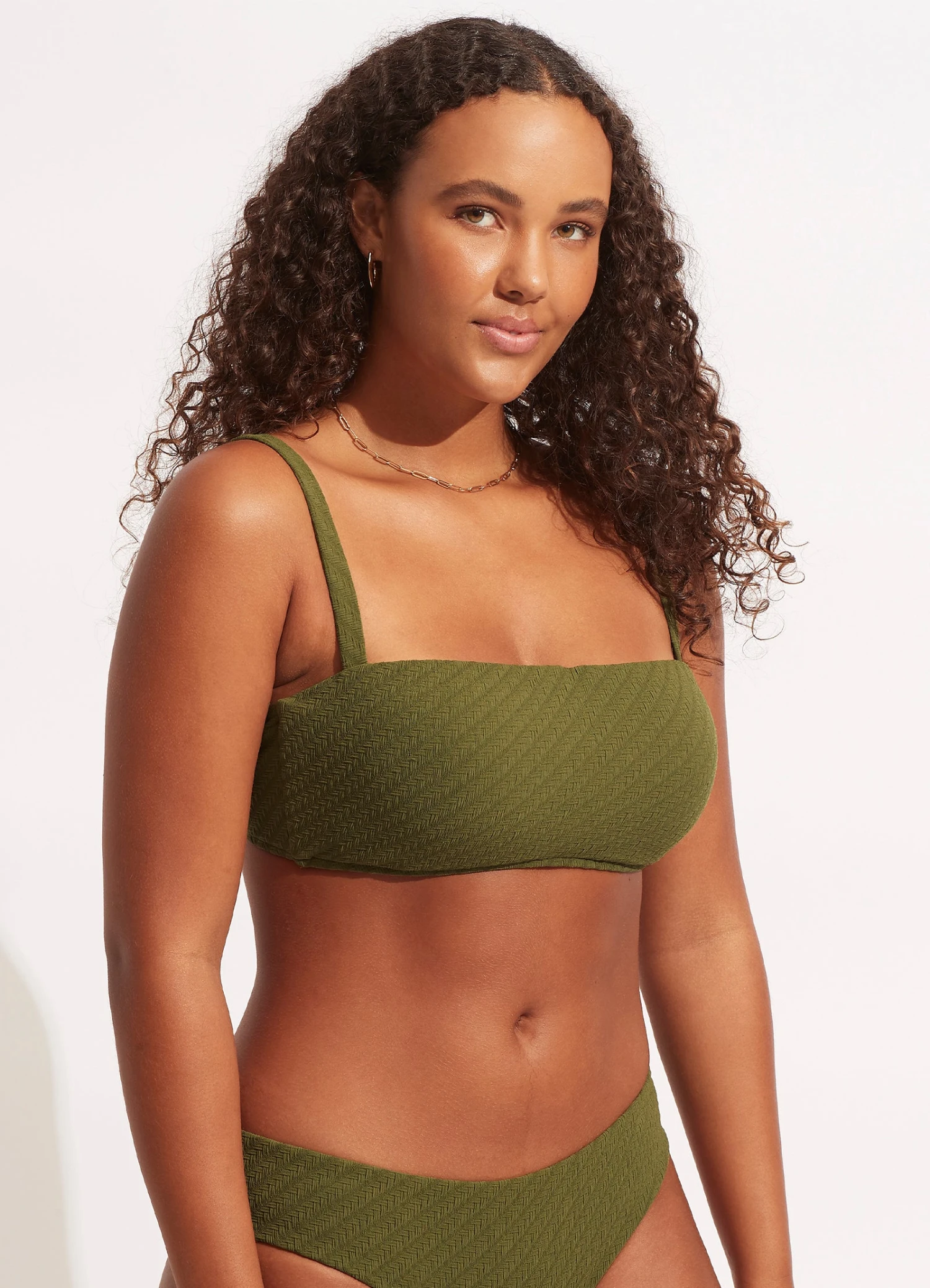 Willow Tank Bra- Avocado 5 Willow Tank Bra- Avocado - Image 3