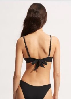 Seafolly Collective Split Underwire Bra - Black 10 Seafolly Collective Split Underwire Bra - Black -Bikini Sales Store 31216 942 Black 4