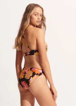Palm Springs Wrap Front F Cup - Black -Bikini Sales Store 31219F 703 Black 6