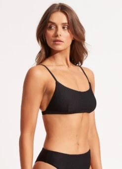 Essentials Bralette- Black -Bikini Sales Store 31232 640 Black 3