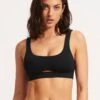 Seafolly Collective Tank Bra - Black -Bikini Sales Store 31254 942 Black 1