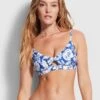 Modern Marina Bralette - Marina Blue