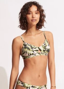 Island In The Sun Bralette - Avocado -Bikini Sales Store 31260 946 Avocado 3