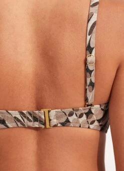 Poolside DD Fixed Tri Bra - Sepia -Bikini Sales Store 31306DD954 Sepia 4