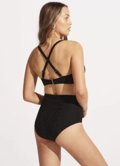 Second Wave DD Fixed Tri Bra - Black -Bikini Sales Store 31306DD968 Black 6