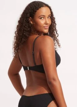 Willow Banded Bralette - Black -Bikini Sales Store 31326 924 Black 9