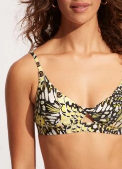 Take Flight Twist Front Bralette - Wild Lime -Bikini Sales Store 31337 914 Wild 20Lime 7