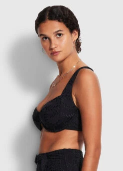 Costa Bella DD Underwire Bra - Black -Bikini Sales Store 31341DD922 Black 3
