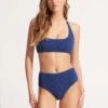 Sea Dive Scoop Neck Halter Bikini Top - Ultramarine -Bikini Sales Store 31368 861 Ultramarin 3