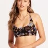 Silk Road DD Scoop Neck Halter Bikini Top - Black -Bikini Sales Store 31368DD020 Black 4