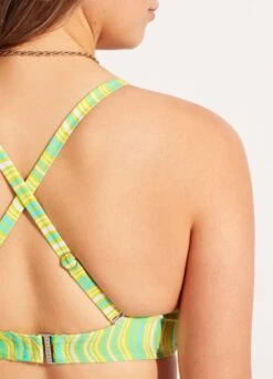 Mod Squad DD Scoop Neck Halter - Lime Burst 11 Mod Squad DD Scoop Neck Halter - Lime Burst -Bikini Sales Store 31368DD050 Lime 20Burst 7